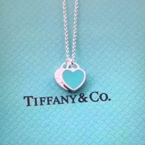 Tiffany & Co. Silver Heart Pendant Necklace